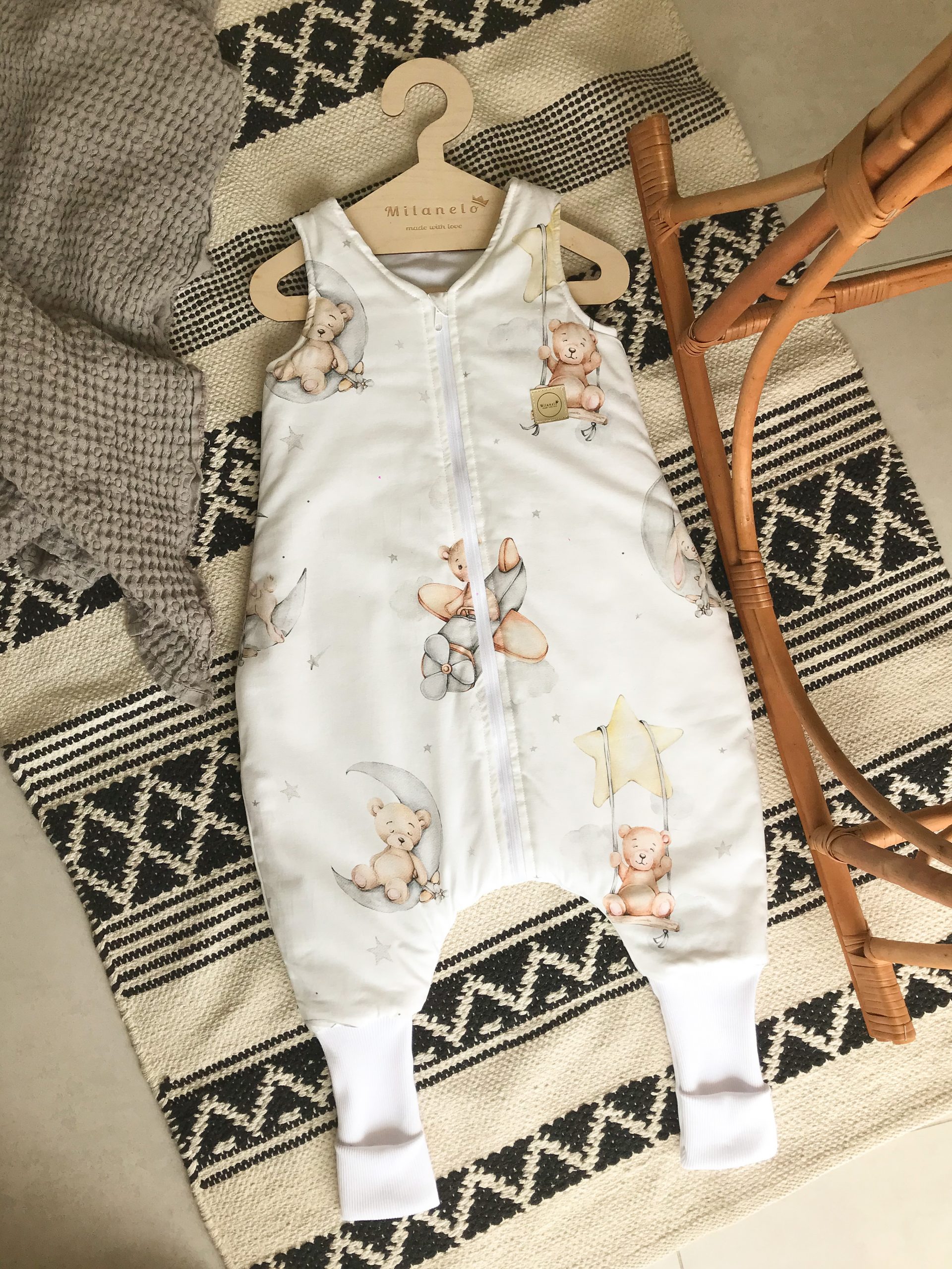 IMG_5107 Śpiworek z nogawkami misie na księżycu